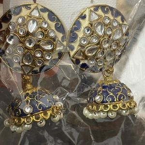 Traditional indian jhumkhas